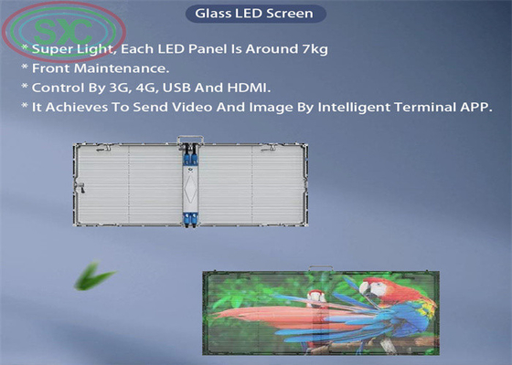 내부를 위한 윈도우 명백한 덩어리 LED 디스플레이 광고 서명 화면